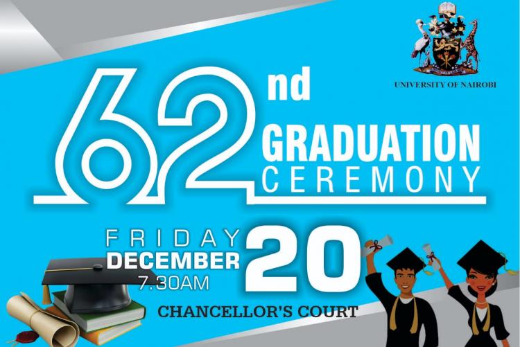 UoN 62nd graduation ceremony at Graduation Square