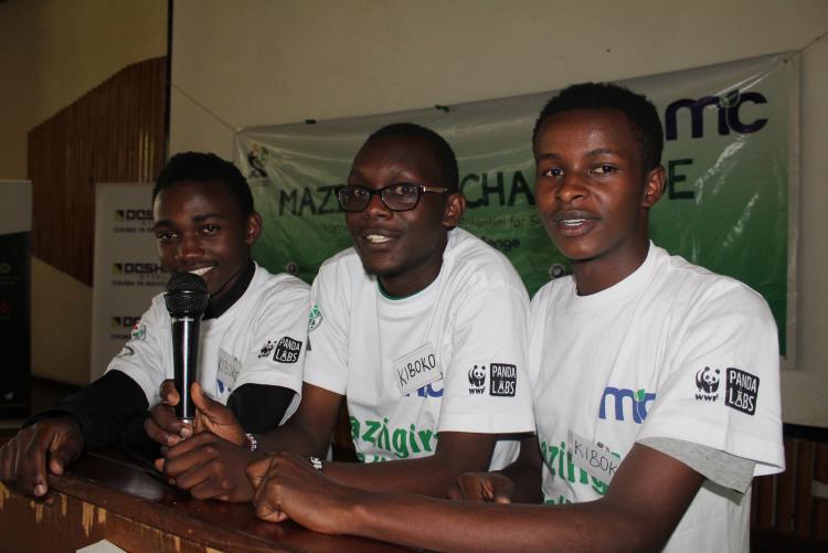 'Kifaru', winning team of Mazingira Challenge 2020, University of Nairobi 